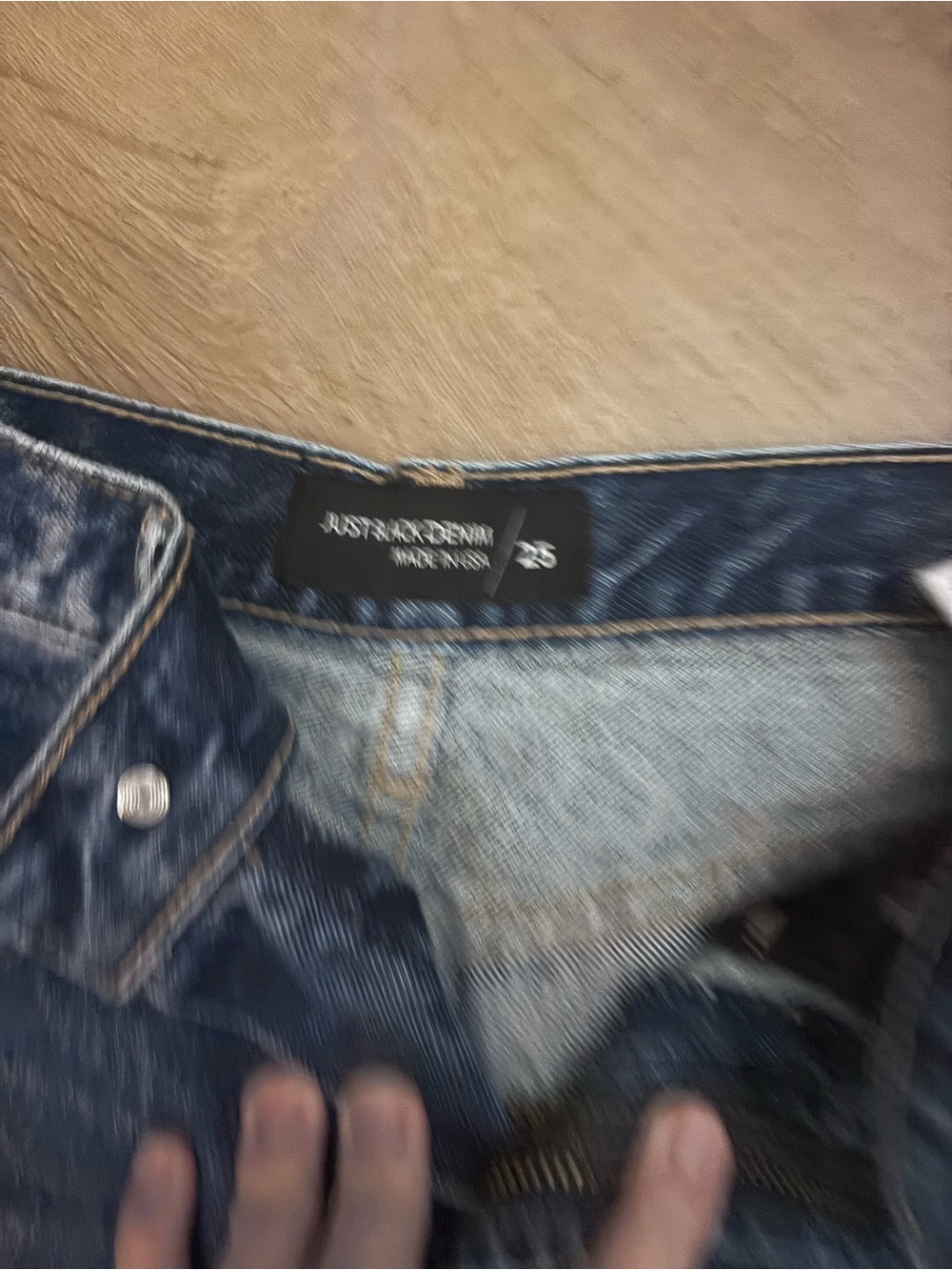 Men's Dark Blue Straight-Leg Jeans - Picture 2 of 2